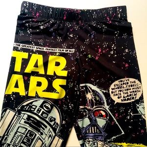🌵 EUC Star Wars Vintage Print Satin Leggings XS